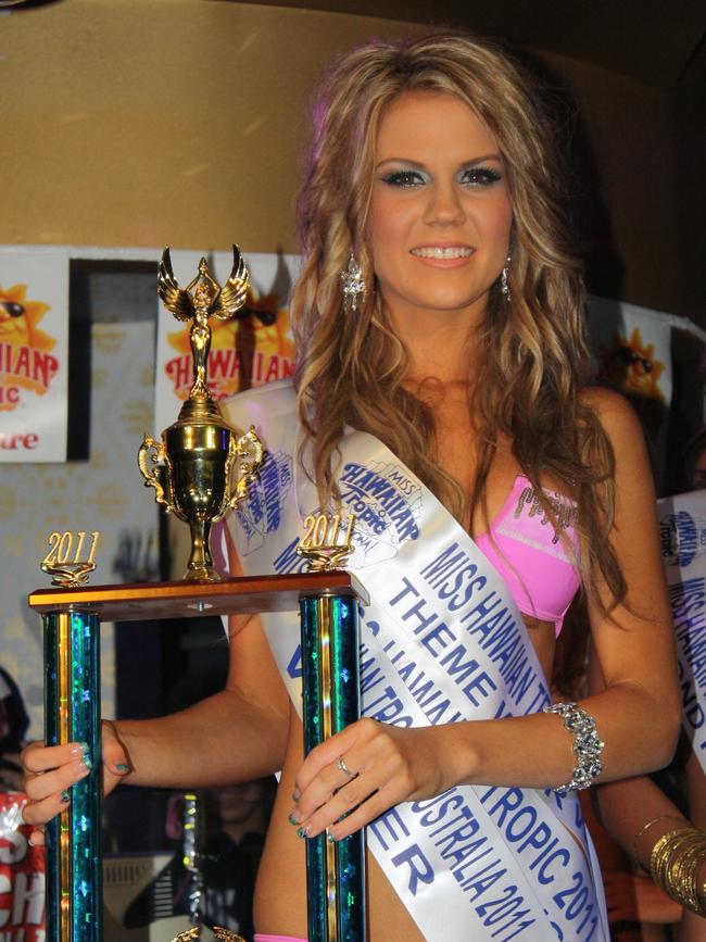 Brooke Nash at the Miss Hawaiian Tropic national final at Shooters in 2011.