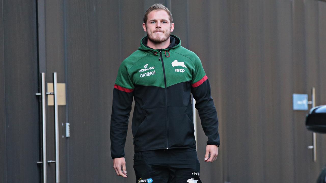 South Sydney Rabbitohs player Tom Burgess leaving Redfern oval on the 4th May 2020. Photographer: Adam Yip