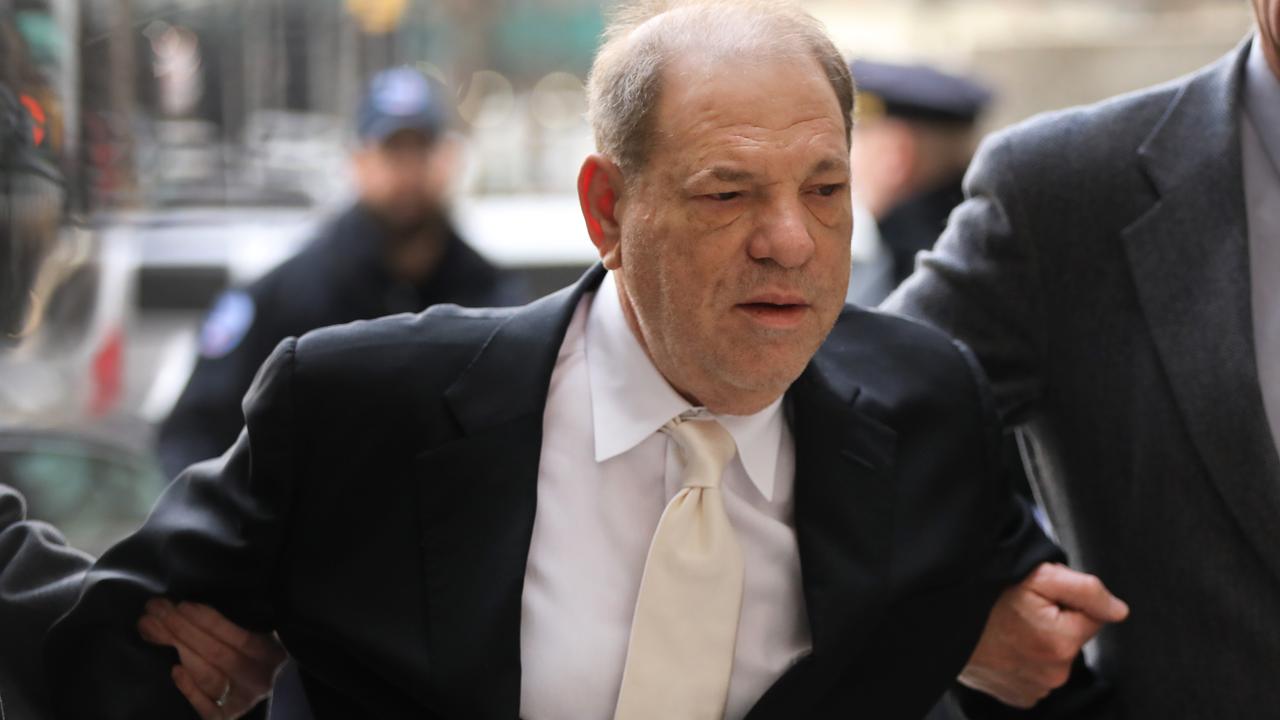 Harvey Weinstein arrives at a Manhattan courthouse for the second day of his trial on January 23, 2020 in New York City. Picture: Spencer Platt/Getty Images.