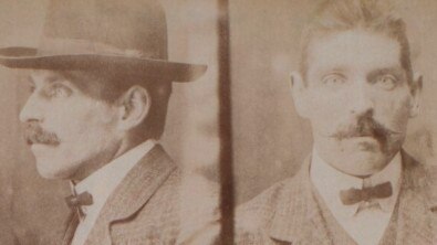 Horace Clement, a member of the ‘Fernside Push’ larrikin gang, in 1907. Picture: Public Record Office Victoria.