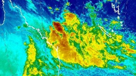 A monster low pressure system is forming off the Queensland coast. Picture: BOM