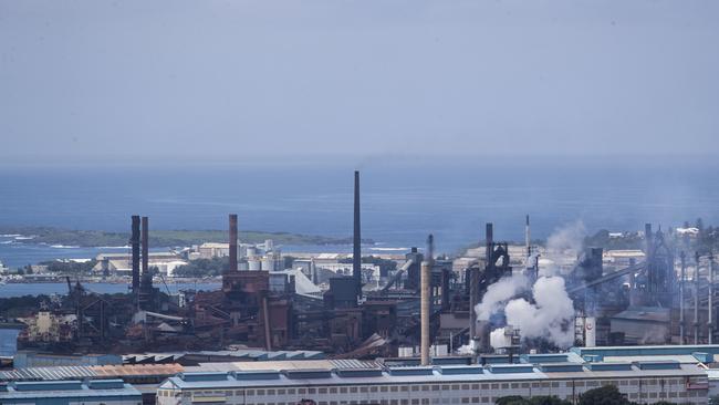 The steelworks and coal loading facility in Port Kembla. Picture: Getty Images