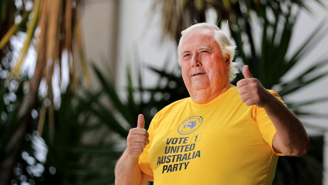 Clive Palmer has spent millions on his United Australia Party in recent years. Picture: Scott Powick