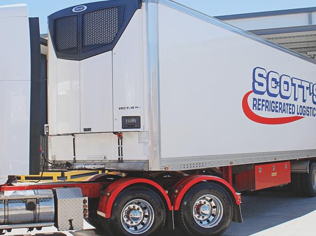 Generic undated image of Scott's Refrigerated Logistics truck