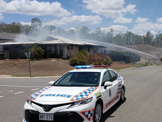 A Calliope home on Sybil Court was destroyed by fire on Boxing Day. Picture: Rodney Stevens