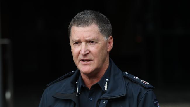 Victorian Chief Commissioner of Police, Shane Patton. Picture: David Crosling