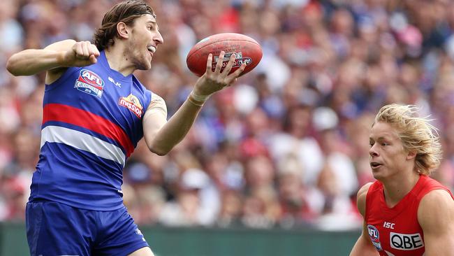 Marcus Bontempelli in action during last year’s Grand Final. Picture: Mark Stewart