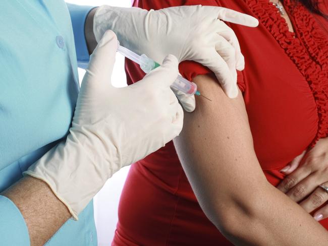Generic photo of a person getting a flu shot. vaccination / needle / doctor / patient.   Picture: iStock