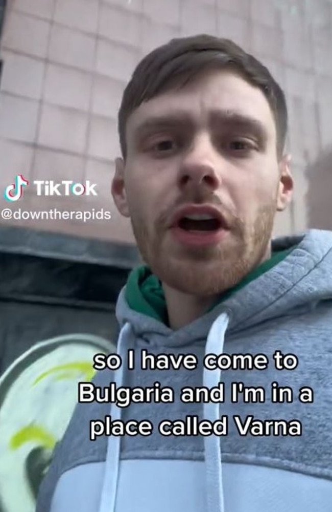 A Brit has left a scathing review of what he believes is the worst hotel in Bulgaria. Picture: TikTok/downtherapid