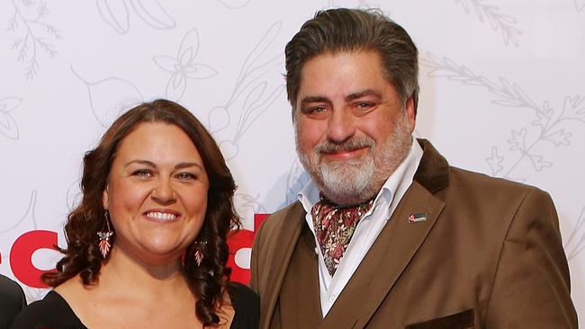 Chrissie Swan and Matt Preston put their jaffles to the test. Picture: Julie Kiriacoudis