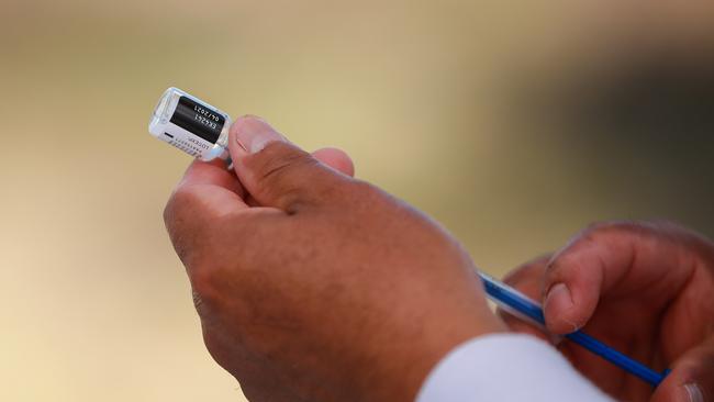 A nurse prepares the Pfizer/BioNTech COVID-19 vaccine in Mexico City. Picture: Getty Images