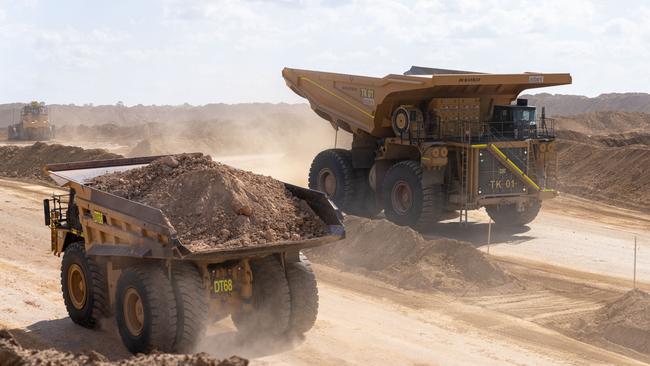 The Carmichael mine in Central Queensland. Picture: Cameron Laird