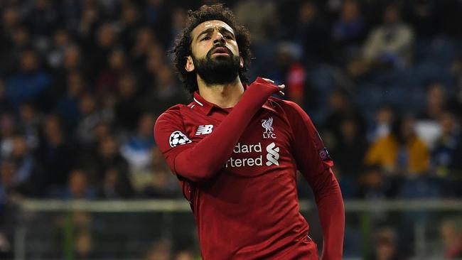 Liverpool’s Egyptian midfielder Mohamed Salah has won glowing character references. Picture: AFP