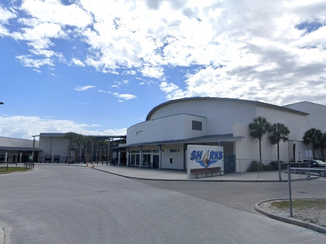 Anderson was a science teacher at Riverview High School near Tampa. Picture: Google Maps