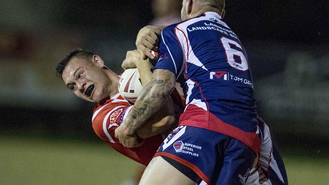 Round 10 of the Rugby League Gold Coast match between Runaway Bay and Currumbin at Bycroft Oval on Saturday. Currumbin's Jakob Smith. Picture: Jerad Williams