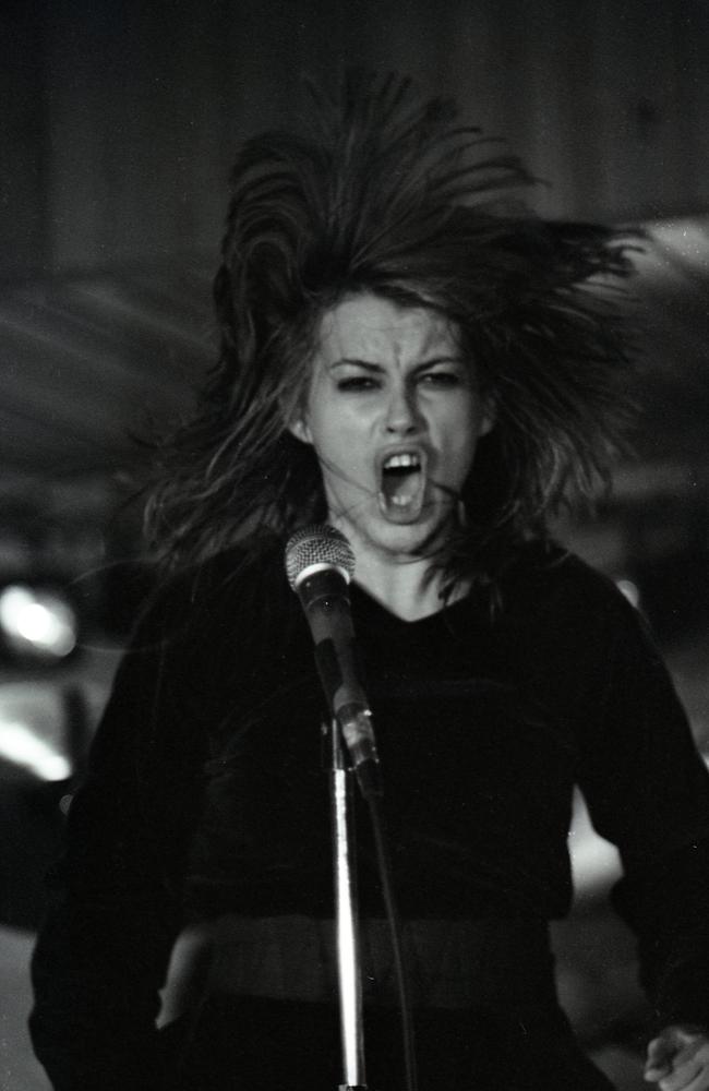Tony Mott’s muse Chrissy Amphlett of the Divinyls. Picture: Tony Mott