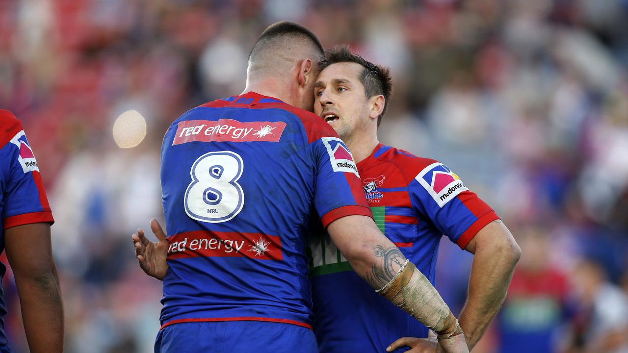 Mitchell Pearce and David Klemmer did not support Nathan Brown staying on at the Knights.