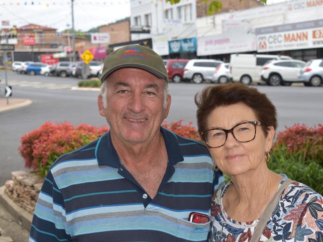 Peter and Gayle Vecchio came from Ayr to attend the Apple and Grape Festival 2024