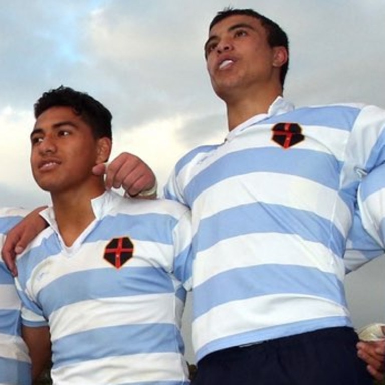 Will Penisini and Joseph Suaalii playing rugby for Kings. Picture supplied,