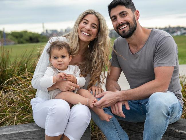 Rachel, Brad and Maya - the team behind Catchy High Chair