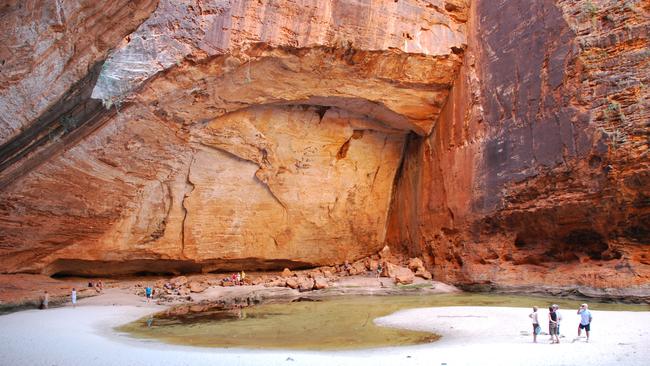 Cathedral Gorge, in the Bungle Bungles, Western Australia. Picture: Brian Dullaghan