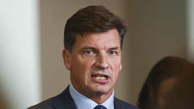 Coalition treasurer spokesman Angus Taylor says if Labor doesn’t deliver Stage 3 it would be a ‘betrayal’ of aspirational Australians. Picture: NCA NewsWire / Martin Ollman