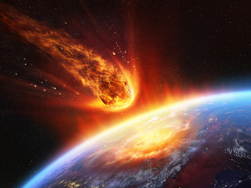 An asteroid streaking toward Earth. Picture: iStock