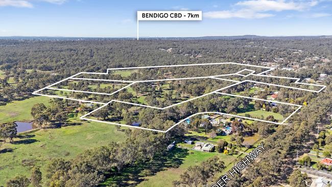 A major piece of Bendigo farm land has hit the market for $10m. Picture: Supplied.