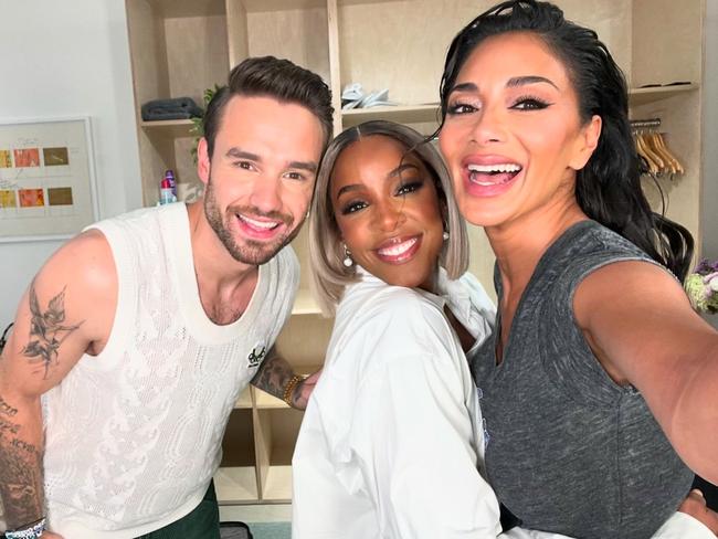 Liam Payne, Kelly Rowland and Nicole Scherzinger were filming together just weeks before his death. Picture: Instagram