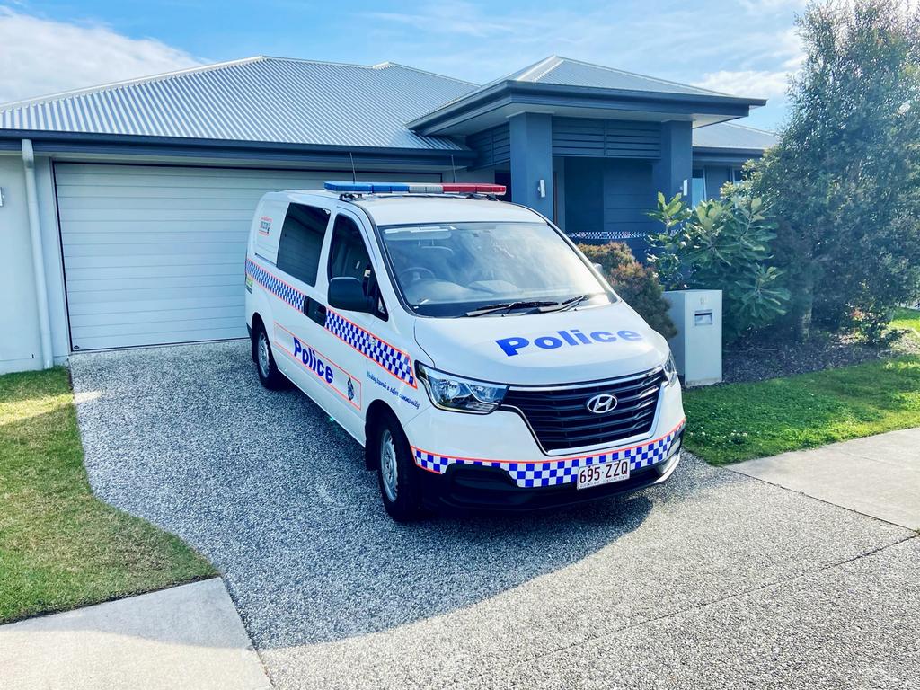 Police at the scene of the incident in 2022