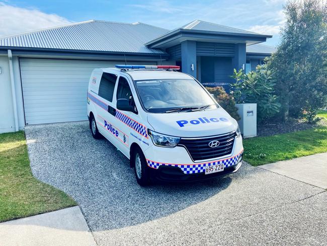 Police at the scene of the incident in 2022