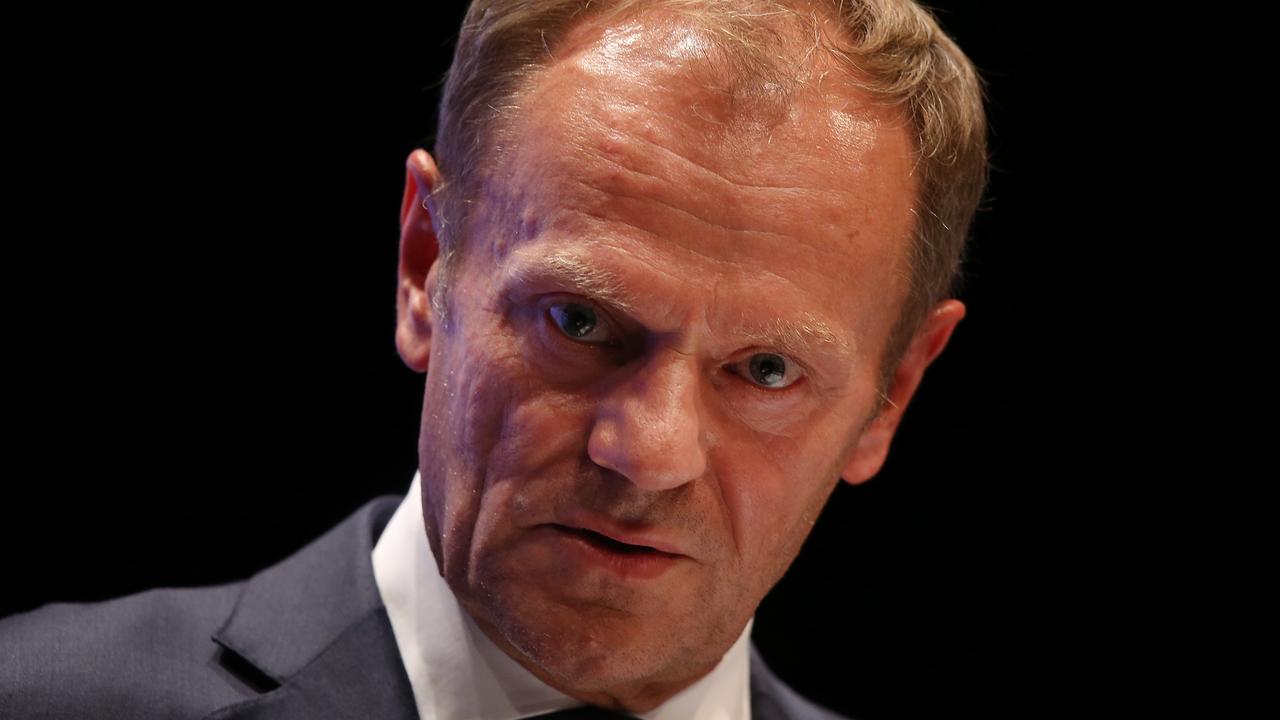 Donald Tusk says the Irish border problem can be solved. Picture: Sean Gallup/Getty Images