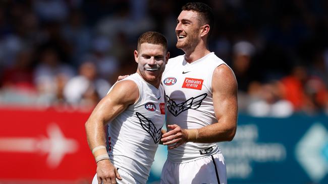 McStay impressed in his first unofficial game for Collingwood (Photo by Michael Willson/AFL Photos via Getty Images)