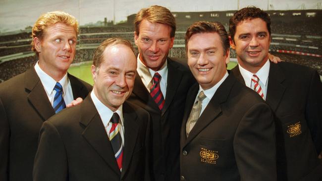 The short-lived Channel 9 football commentary team.