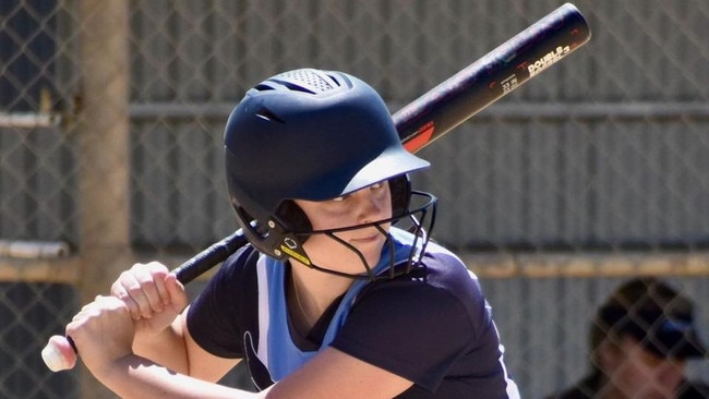 Emily Bullock batting up a storm. Picture: Supplied