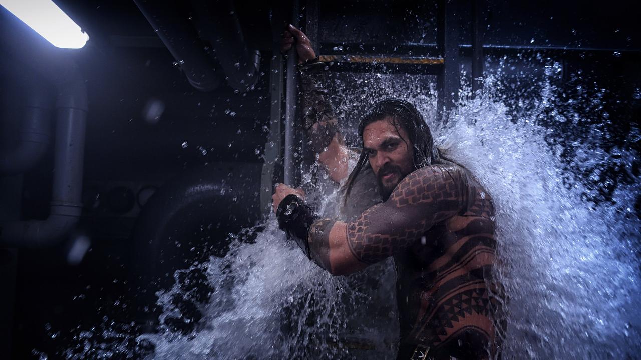 Jason Momoa as Atlantean superhero Aquaman.