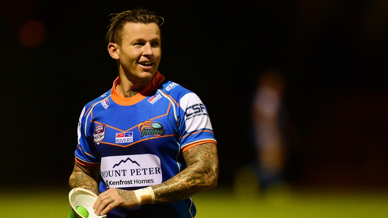 Mackay cutters against Northern Pride Q-Cup pre-season match at Townsville Sports Reserve. Pride's Todd Carney. Picture: Evan Morgan