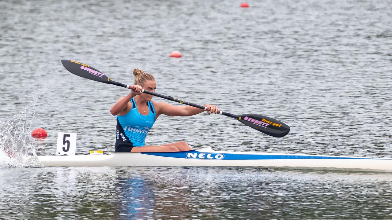 Young paddler Olivia Clues. Credit JGRImages/Paddle Australia