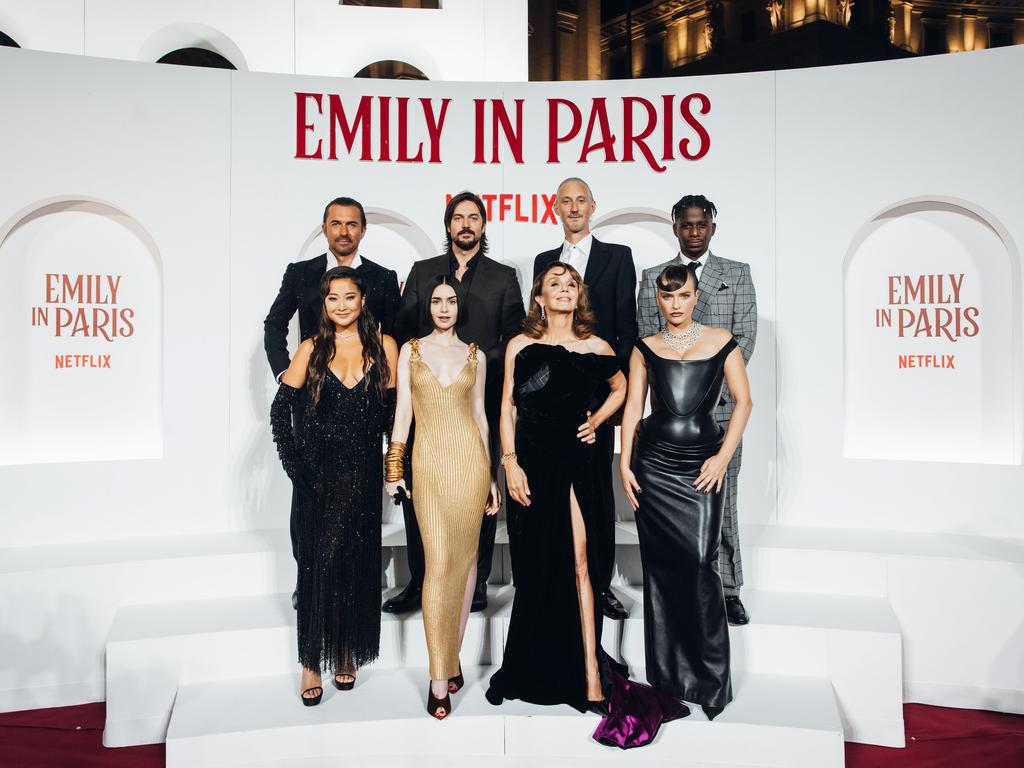 The cast glam up for Emily In Paris Season 4, Part 2 premiere in Rome on September 10.