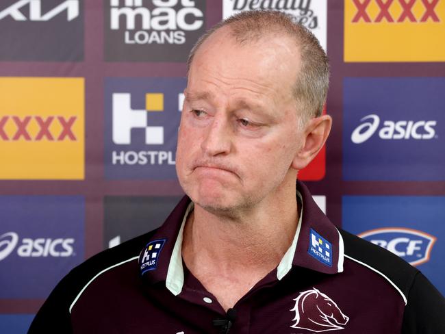 Michael 'Madge' Maguire has copped the bulk of the criticism for Brisbane’s performances. Picture: Steve Pohlner