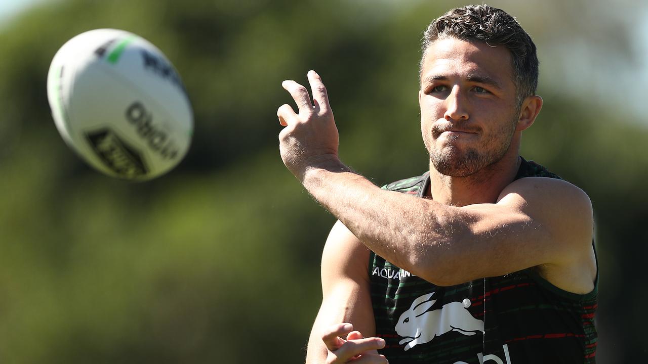 Sam Burgess was earning $1m a season at the Rabbitohs before he was medically retired. Picture: Mark Metcalfe/Getty Images