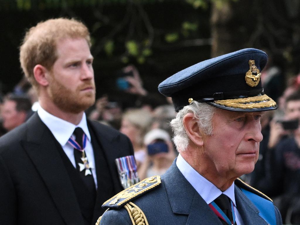 King Charles III took the title of Captain General previously held by Prince Harry and Prince Philip. Picture: AFP