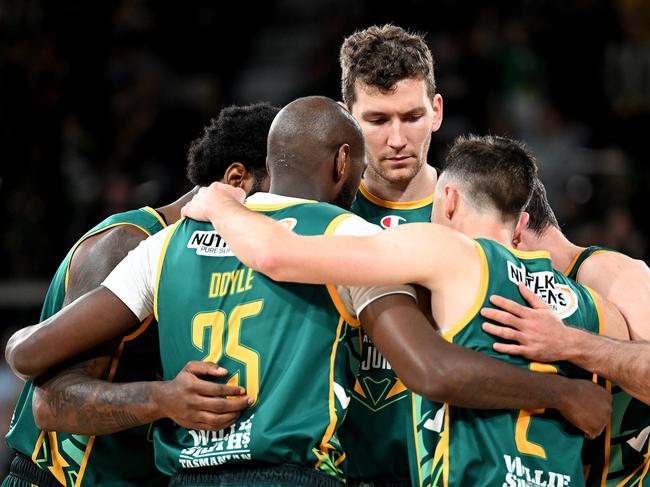 The toughness of the Tasmania JackJumpers gives them a chance in every game they play. Photo: Steve Bell/Getty