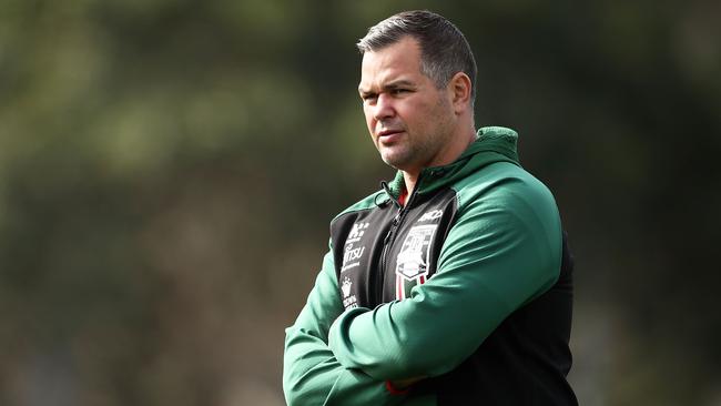 Rabbitohs coach Anthony Seibold says he intends on being at the club in 2019. (Photo by Matt King/Getty Images)