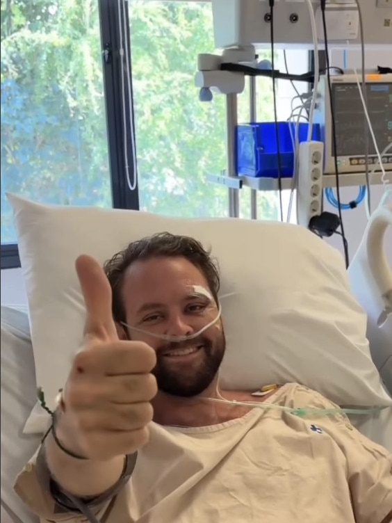 The brave Aussie has a long road to recovery. Picture: Instagram