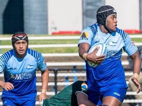 The Western Sydney Two Blues Colts have a pre-match routine attracting attention. Pic: Supplied