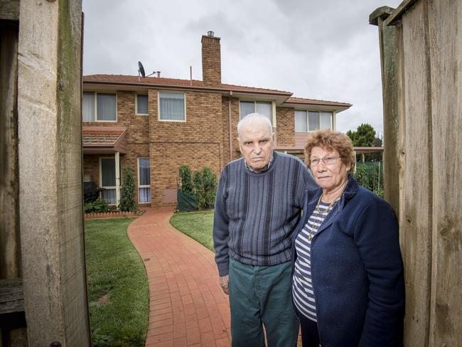 Vicky and Xavier Ceri are worried their property value will be affected if a youth justice centre is built nearby. Picture: Jason Edwards