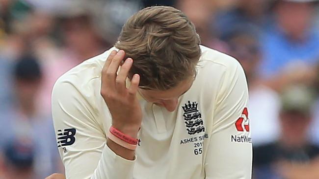 Joe Root was left frustrated by Smith at Edgbaston. Picture: Lindsey Parnaby/AFP