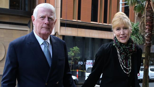 Ben Roberts-Smith’s parents Len and Sue Roberts Smith arriving at the Federal Court in Sydney. Picture NCA Newswire/ Gaye Gerard