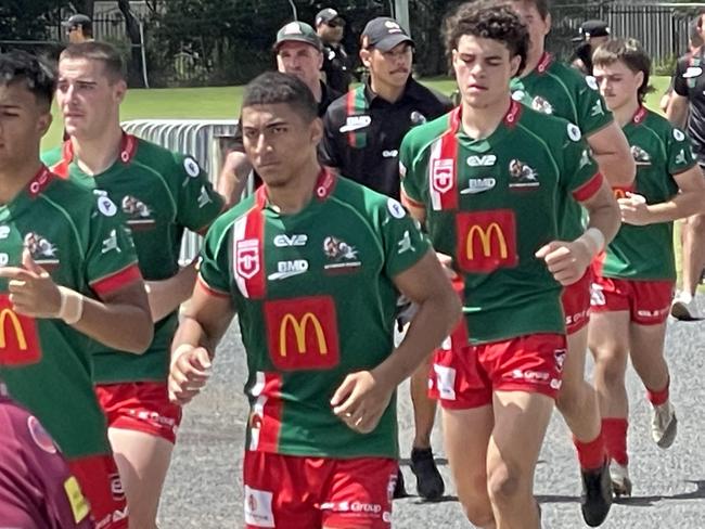 Some of Wynnum Manly's Meninga Cup squad.